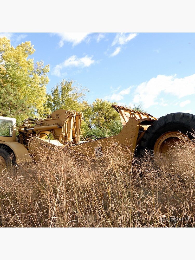 Artwork view, Land Grader parked in the grass designed and sold by JoeySkamel