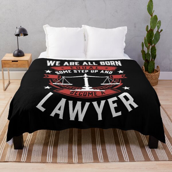 Item preview, We Are All Born Equal Some Step Up And Become A Lawyer designed and sold by Orange Pieces.