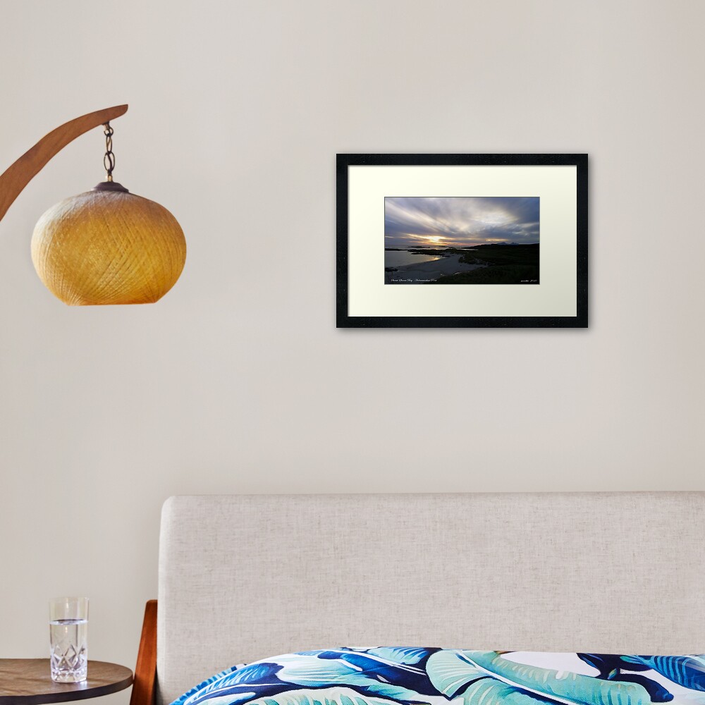 Sanna Bay Ardnamurchan Point Framed Art Print