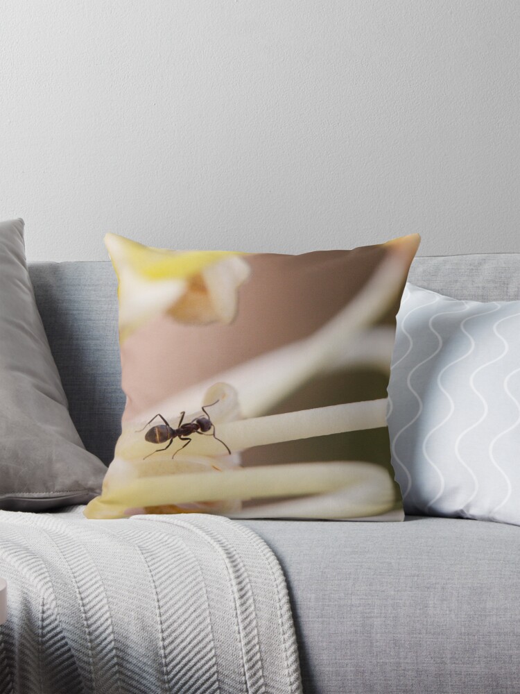 Thumbnail 1 of 4, Pillow, Ants love nectar too designed and sold by mistered.