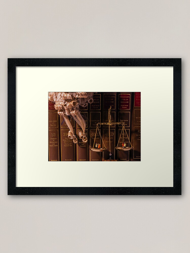 Alternate view of The Weight of Evidence Framed Art Print