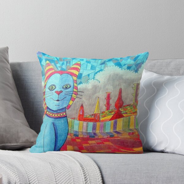 Item preview, 389 - FAIENCE CAT - 02 - DAVE EDWARDS - COLOURED PENCILS - 2013 designed and sold by BLYTHART.