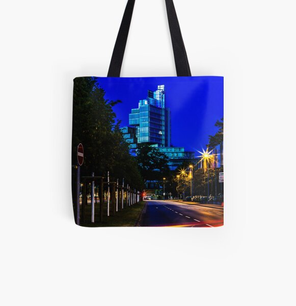 blue hour at friedrichswall (2) All Over Print Tote Bag