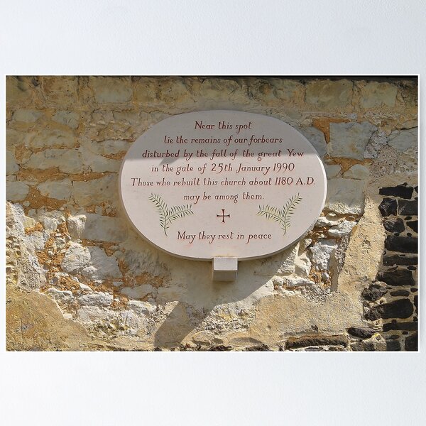 Item preview, Church yard plaque designed and sold by relayer51.