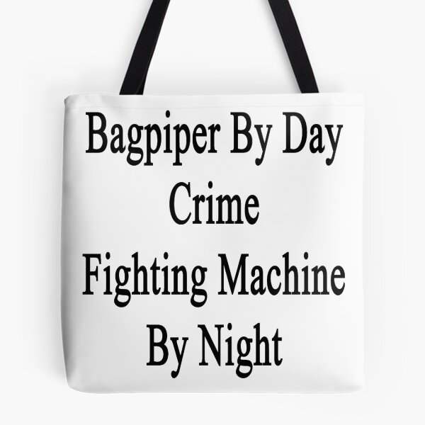 Artikelvorschau, Dudelsackspieler bei Tag Crime Fighting Machine bei Nacht entworfen und verkauft von supernova23.