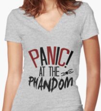 panic! at the phandom Women's Fitted V-Neck T-Shirt