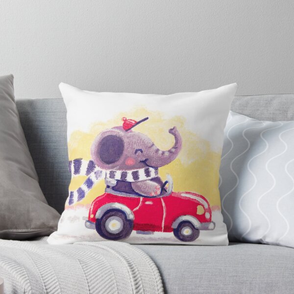 Item preview, Car Trip - Rondy the Elephant driving his car designed and sold by oksancia.
