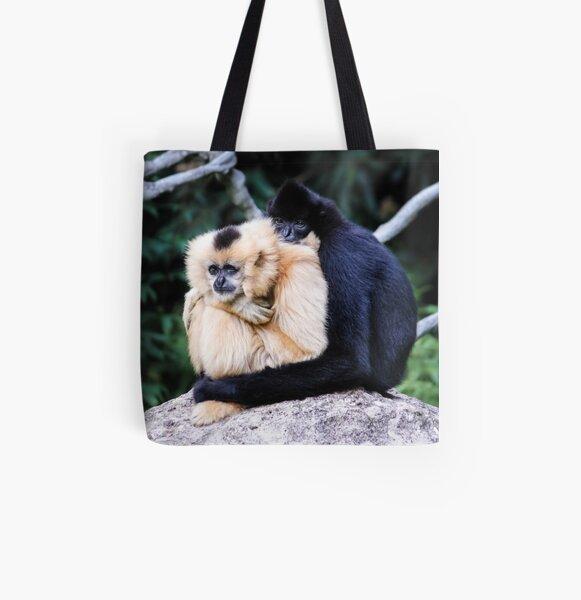 two monkeys All Over Print Tote Bag