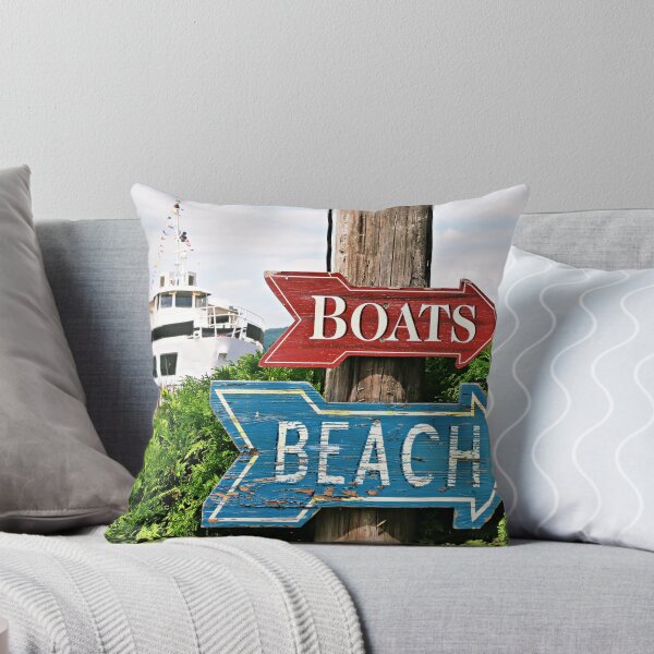Item preview, Boats and Beach No. 2 nautical bathroom art designed and sold by jemvistaprint.