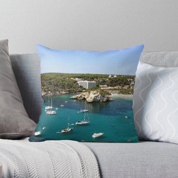 Cala Galdana, Menorca Throw Pillow