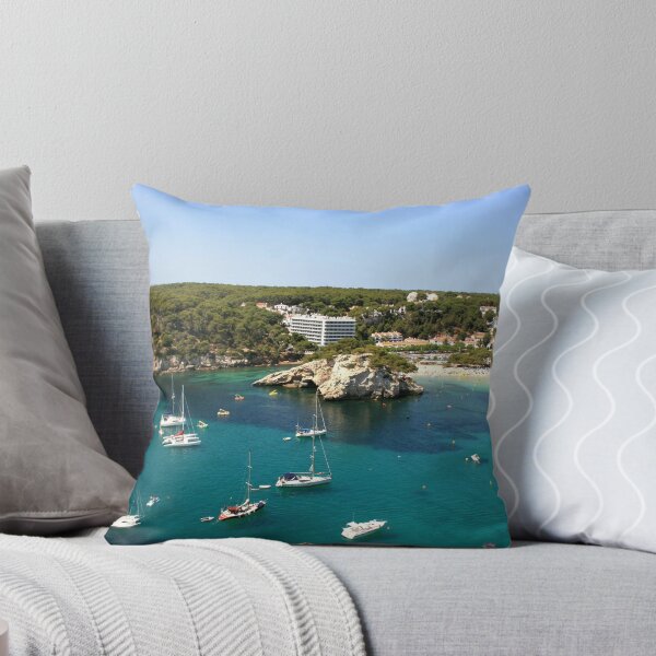 Cala Galdana, Menorca Throw Pillow