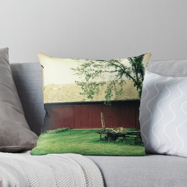 Item preview, Farm Wagon and Silo country chic decor designed and sold by jemvistaprint.