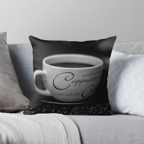 Cappuccino Throw Pillow
