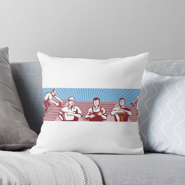 Item preview, Construction Workers Tradesman Retro designed and sold by patrimonio.