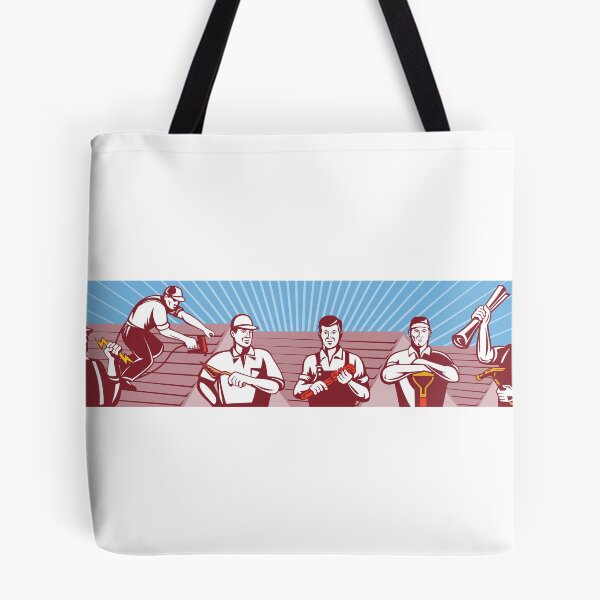 Item preview, Construction Workers Tradesman Retro designed and sold by patrimonio.