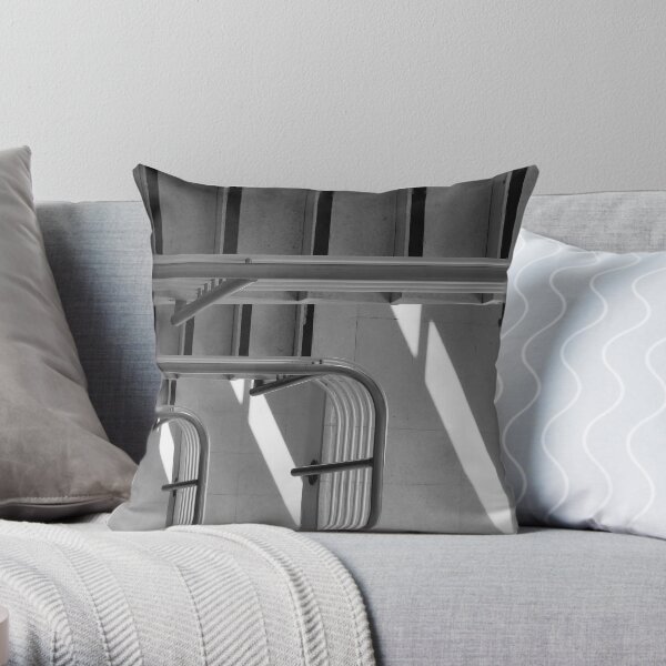 Looking over the edge Throw Pillow