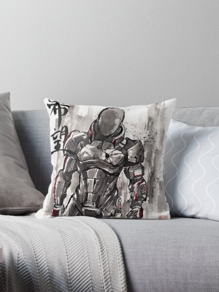 Aperçu de l'œuvre Commandant Shepard de style Sumie Mass Effect avec HOPE créée et vendue par Mycks.