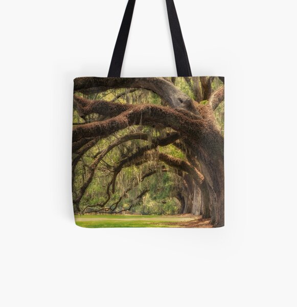 Boone Hall Plantation All Over Print Tote Bag