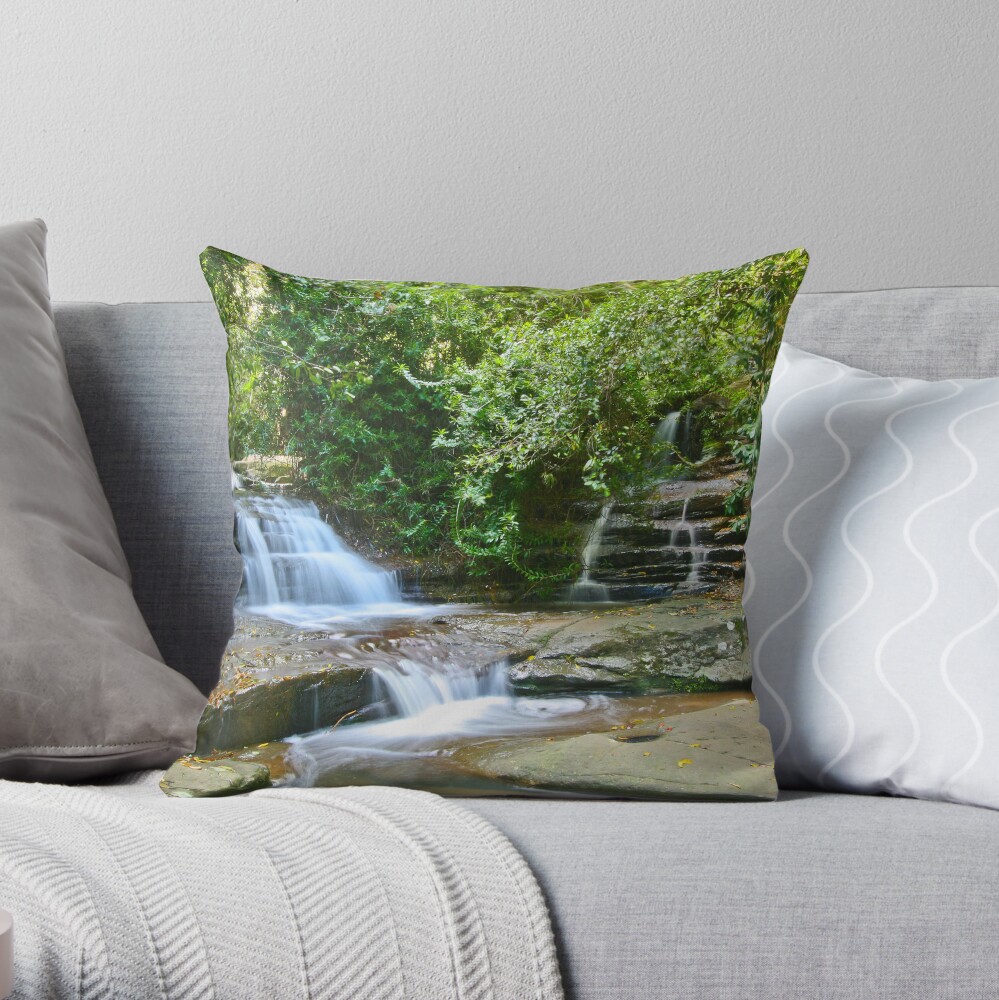 Serenity Falls Throw Pillow