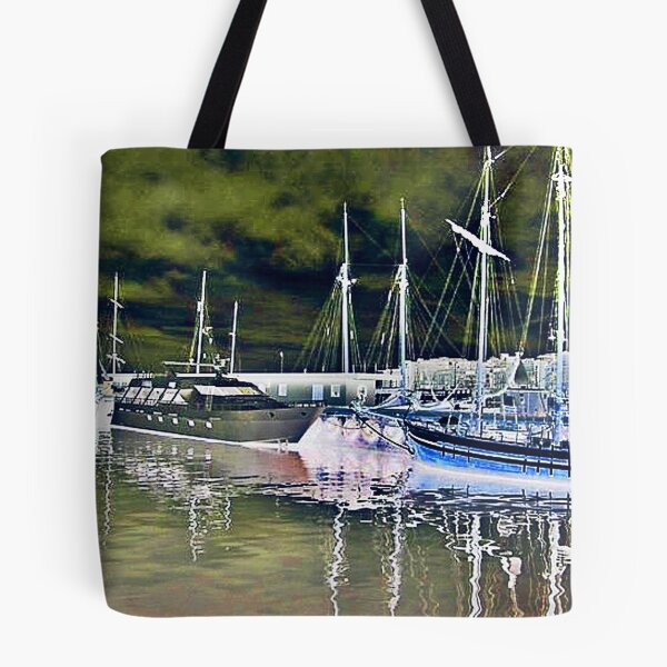Item preview, Harbour at night designed and sold by George Hutton Hunter.