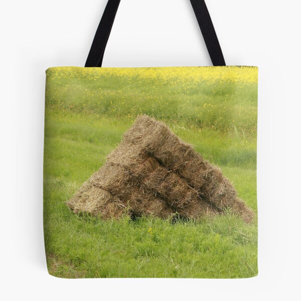 Item preview, Rectangle Hay Bales in a Field designed and sold by rhamm.