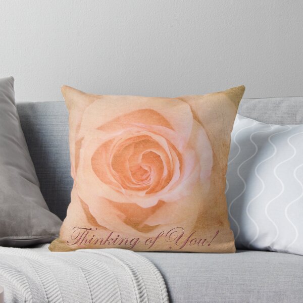 Item preview, Romantic Rose "Thinking of You" text card designed and sold by walstraasart.