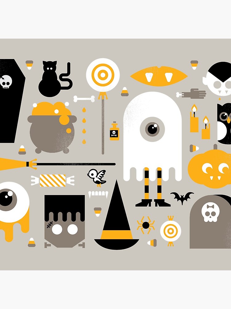 Thumbnail 2 of 2, Tote Bag, Cute Halloween Treats designed and sold by GrimmGretchy.