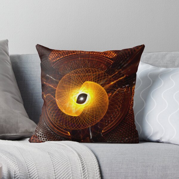Washing machine physiogram Throw Pillow