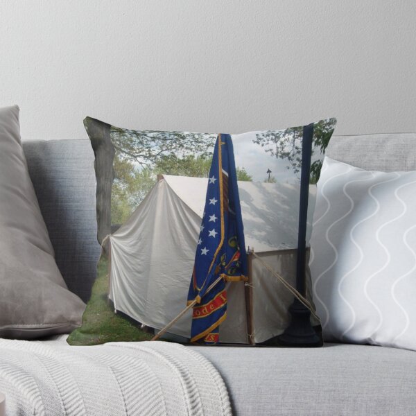 Item preview, Civil War Officers Tent, Rhode Island Regiment Flag designed and sold by Jane Neill-Hancock.