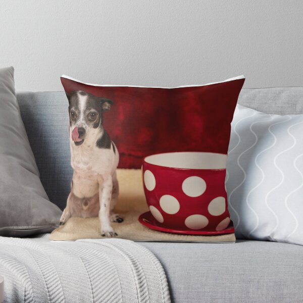I ate the whole thing! Throw Pillow