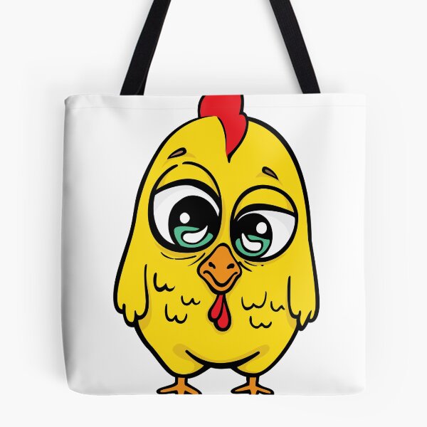 Item preview, Funny yellow crazy chicken.  designed and sold by -ashetana-.