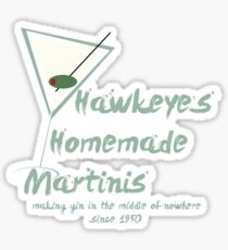 Hawkeye's Homemade Martinis Sticker