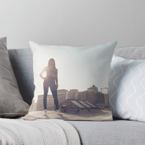 Item preview, Black Fashion Model Posing on Rooftop designed and sold by visualspectrum.