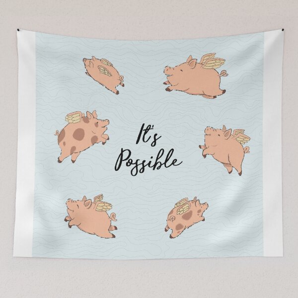 Item preview, It's Possible Flying Pigs designed and sold by kjeppson.