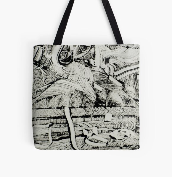 on the couch All Over Print Tote Bag