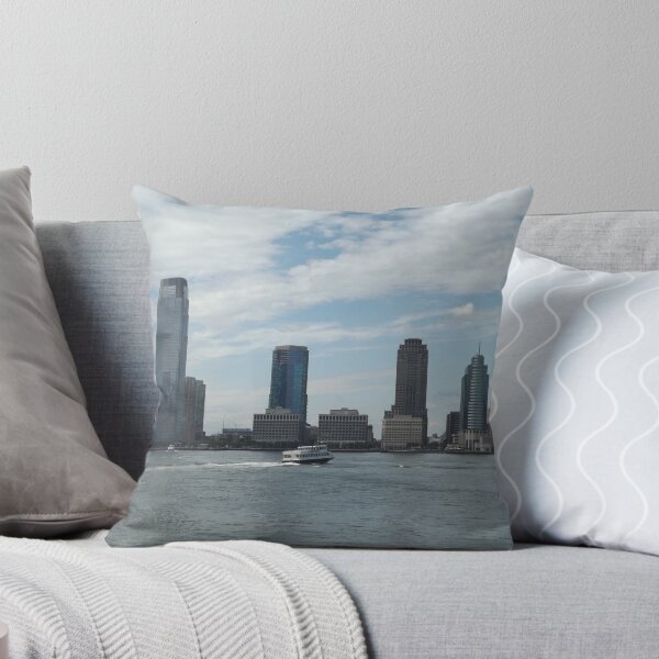 Item preview, March Jersey City Skyline, Jersey City, New Jersey, View from Lower Manhattan, New York City designed and sold by lenspiro.