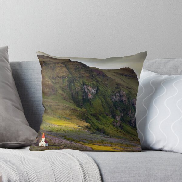 Item preview, Last light on Vik kirkja designed and sold by Karen Scrimes.