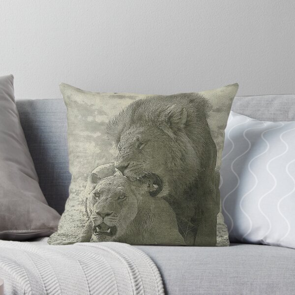 Item preview, Lions drawing designed and sold by leksele.