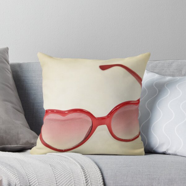 Item preview, Fabulous Heart Sunglasses Dusty Cream Background designed and sold by CptnLucky.