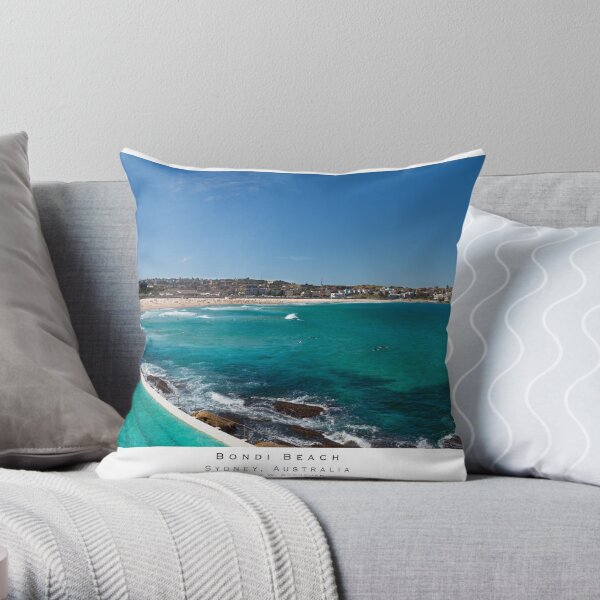 Bondi Beach, Sydney, Australia Throw Pillow