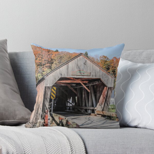Item preview, Union Village Covered Bridge Thetford Vermont designed and sold by peanutroaster.
