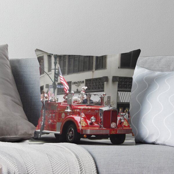 Item preview, Vintage Fire Engine, Polish Day Parade, Fifth Avenue, New York City  designed and sold by lenspiro.