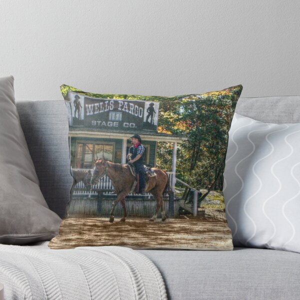 Item preview, Cowboy In Front of Wells Fargo, Wild West City designed and sold by Jane Neill-Hancock.
