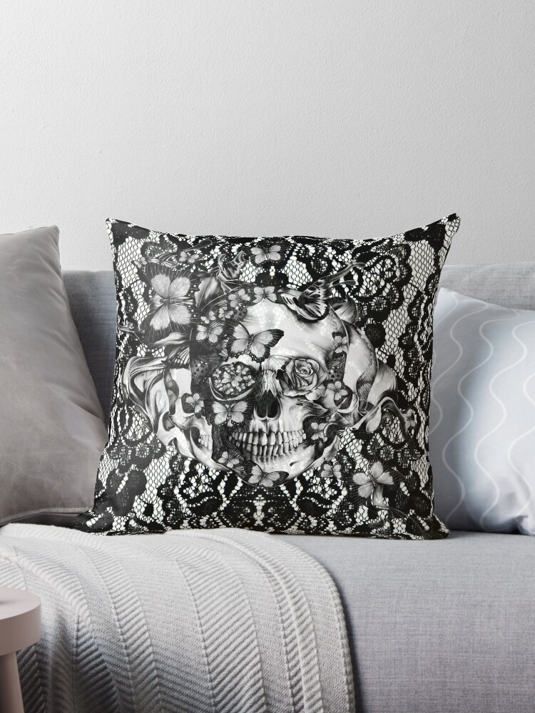 Victorian Gothic Throw Pillow by Kristy Patterson Design