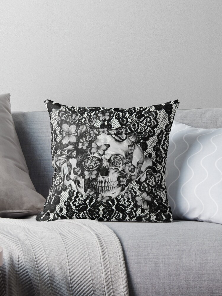 Victorian Gothic Throw Pillow by Kristy Patterson Design