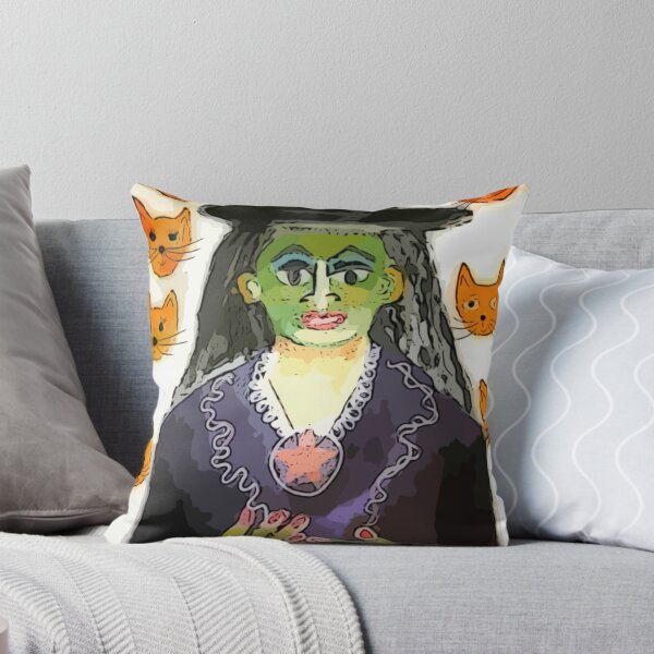 Item preview, Witch With Cat Heads designed and sold by Kater.