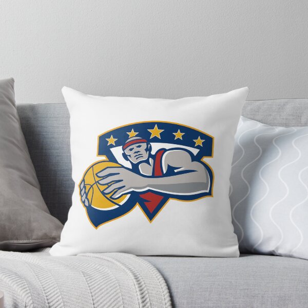 Item preview, Basketball Player Holding Ball Star Retro designed and sold by patrimonio.