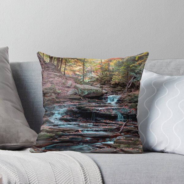 Item preview, Warm Autumn Glow Illuminates Seneca Falls designed and sold by Gene Walls.