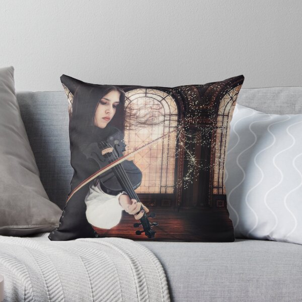 The Magic of Music Throw Pillow
