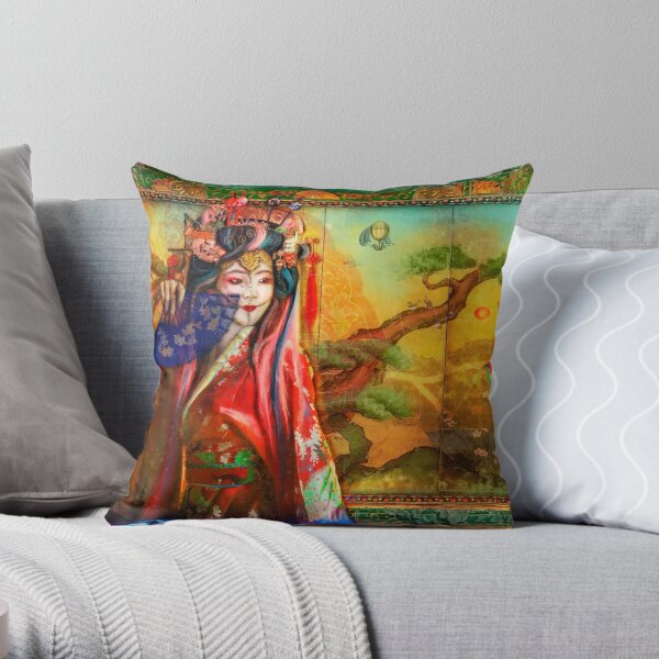 Suteki Throw Pillow